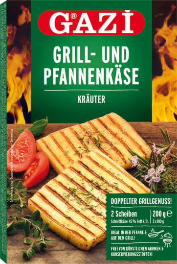 GAZi Grill- und Pfannenkäse