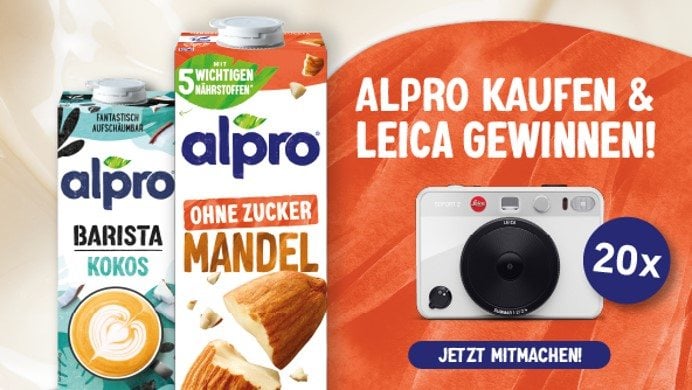 Alpro kaufen & Leica gewinnen
